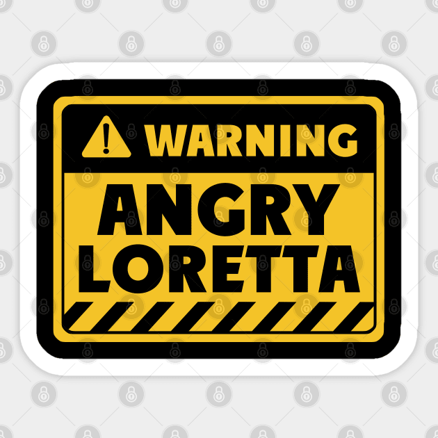 Angry Loretta Sticker by EriEri